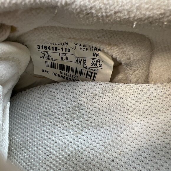 Nike Cortez 72 ‘08 Mens Size 7.5 White Leather Low Top Athletic Shoes 316418-113 - Picture 12 of 12